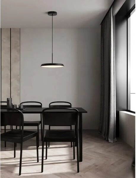 VISEČA LED SVETILKA OPHELIA 27W 3000K 2205lm MAT ČRNA NL9695320