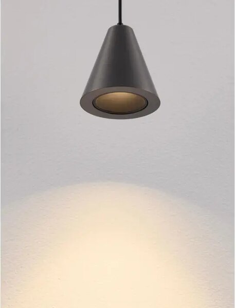 VISEČA SVETILKA IRMOS ČRNA LED 5W 371lm 3000K IP20 NL9695155