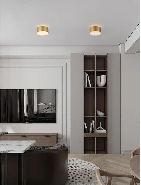 STROPNA SVETILKA OZEN ZLATA LED 24W 1393lm 3000K IP20 NL9695172