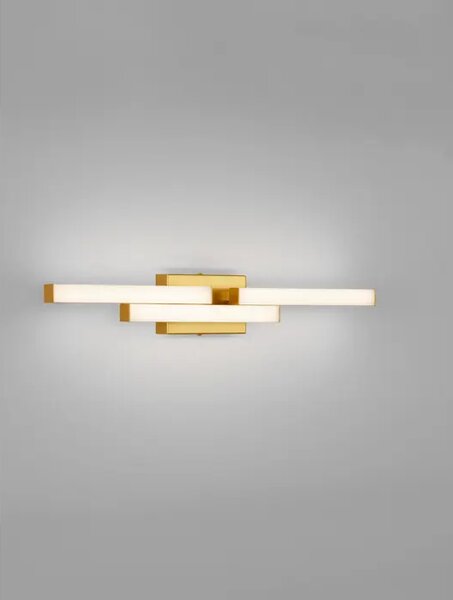 ATOM STENSKA SVETILKA ZLATA LED 14W 1342lm 4000K IP44 NL9695267