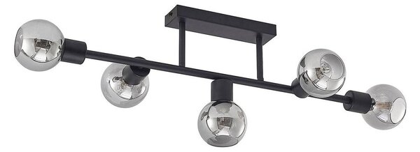 LindbyLindby - Biscala 5 Ceiling Lamp Black/Smoke Lindby