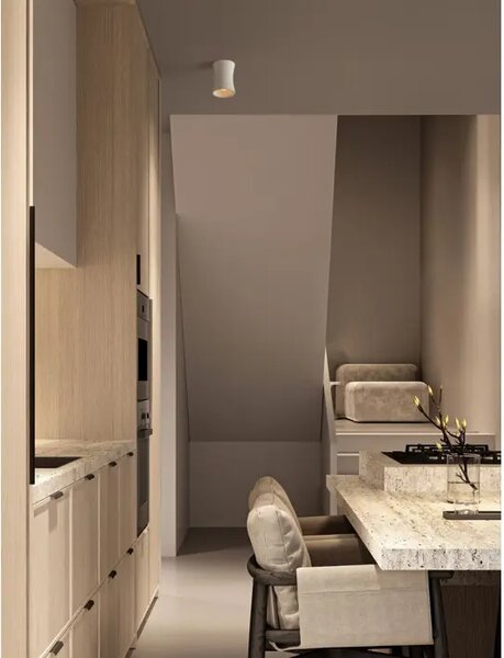 STROPNA SVETILKA PELIA BELA GU10 1x10W IP20 NL9919107