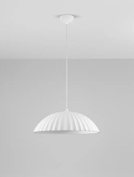 VISEČA SVETILKA AMMOS BELA E27 1x12W IP20 NL9919114