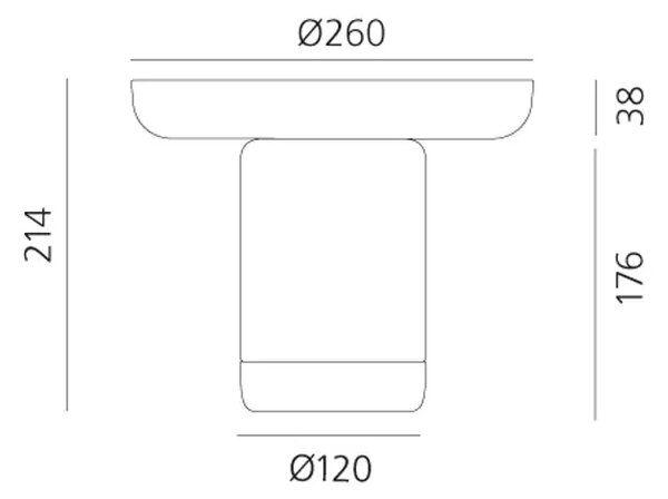 NAMIZNA SVETILKA BONTA TURKIZNA AR0150160A