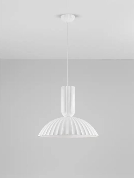 VISEČA SVETILKA AMMOS BELA E27 1x12W IP20 NL9919113