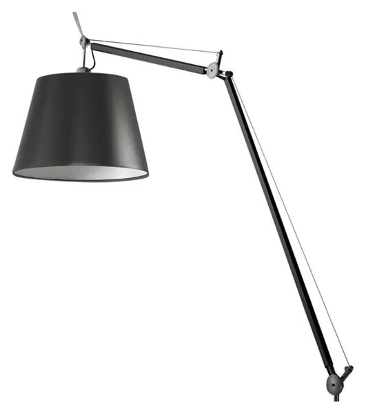TOLOMEO MEGA STELNA/STENSKA SVETILKA E27 ČRNA BREZ STOJALA IN SENČNIKA AR0564030A