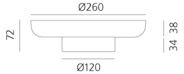 NAMIZNA SVETILKA BONTA TURKIZNA AR0150360A