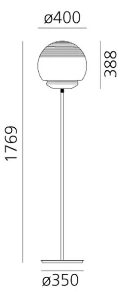 NAMIZNA SVETILKA VITRUVIO ČRNA 21W 1399lm AR1262030A