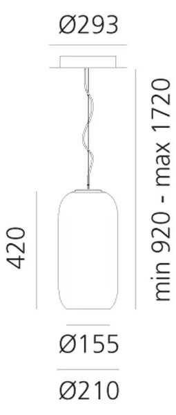 VISEČA SVETILKA GOPLE RWB BELA 16,5 W 547 lm AR1407010A