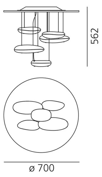 MERCURY MINI LED STROPNA SVETILKA 29W 3000K 1547lm AR1476110A