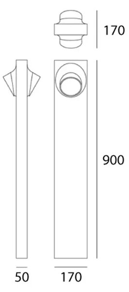 Talna svetilka CICLOPE 90 13W 3000K 220-240V 765lm AR081410