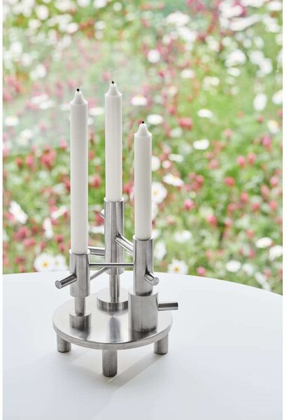 Fritz HansenFritz Hansen - Candleholder Large Nerjaveče Jeklo Fritz Hansen