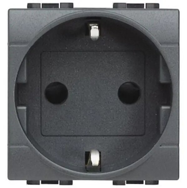 VTIČNICA 2P+E 10/16A 250V BREZ VIJAKA L4141AN