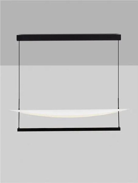 VISEČA LED SVETILKA DIONA/3000K/81W/5160Lm/ČRNO-BELA NL9580677