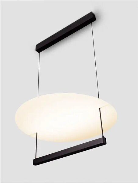 VISEČA LED SVETILKA DIONA/3000K/40W/2560Lm/ ČRNO-BELA NL9580672