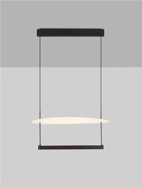 VISEČA LED SVETILKA DIONA/3000K/40W/2560Lm/ ČRNO-BELA NL9580672