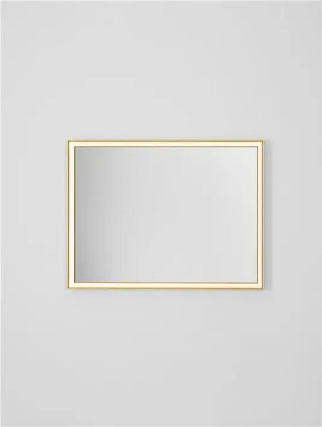 STENSKO LED OGLEDALO AMBOR Z OSVETLITVIJO 38 W 2488 lm \r\nIP44 4000K ZLATO NL9006019