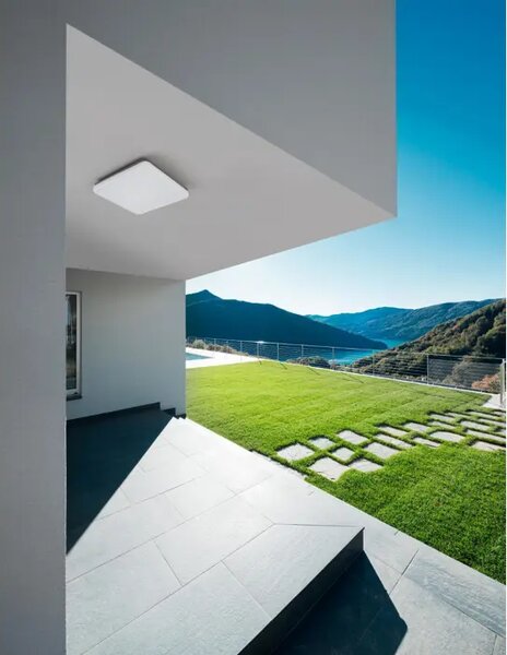 STROPNA SVETILKA TOMMY LED 24W/3000K/1920lm/28x28x6cm/ IP54 ANTRACIT NL9521002