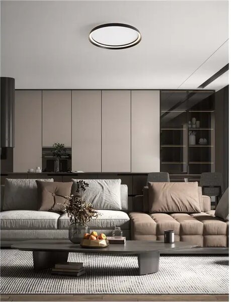 STROPNA SVETILKA ORMI LED /2700-4000K/48W/3361Lm/ČRNA NL9345699