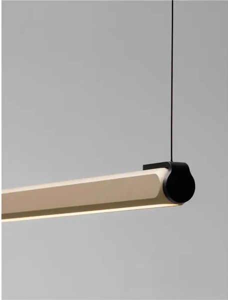 VISEČA LED SVETILKA LIOS/3000K/28W/723Lm/ŠAMPANJEC ZLATA NL9088111