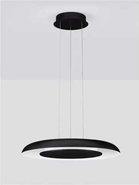 VISEČA LED SVETILKA EPOS /2700-4000K/38W/2100Lm/ČRNO-BELA NL9345711
