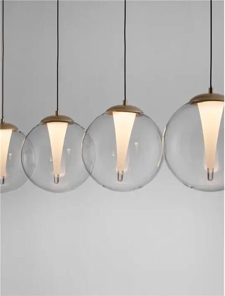 VISEČA LED SVETILKA GI /3000K/25W/1765Lm/ZLATA NL9416941