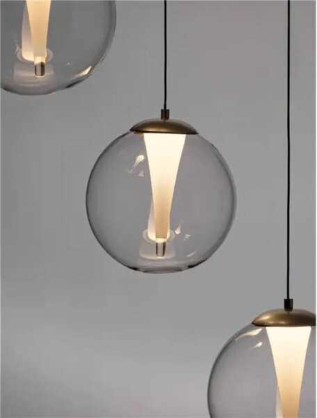 VISEČA LED SVETILKA GI /3000K/25W/1765Lm/ZLATA NL9416942