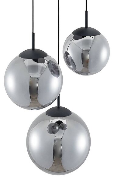 LindbyLindby - Teeja 3 Cluster Pendant Smoke Lindby