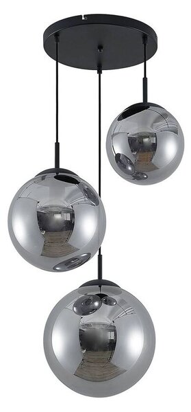 LindbyLindby - Teeja 3 Cluster Pendant Smoke Lindby