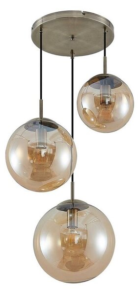 LindbyLindby - Teeja 3 Cluster Pendant Amber Lindby