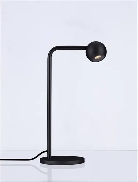 LED NAMIZNA SVETILKA SPHERE /3000K/6W/514Lm/ČRNA NL9540253