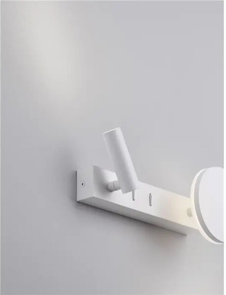 NOIMA STENSKA SVETILKA LED /3000K/9W/543Lm/BELA NL9540256