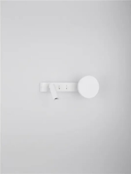 NOIMA STENSKA SVETILKA LED /3000K/9W/543Lm/BELA NL9540256