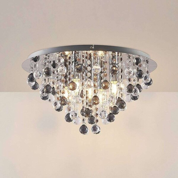 LindbyLindby - Maram Round Ceiling Lamp Chrome Lindby