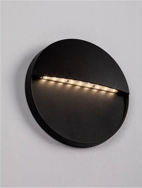 ZUNANJA LED SVETILKA RODIX 5 W 307 Lm IP54 3000 K ČRNA NL9136437