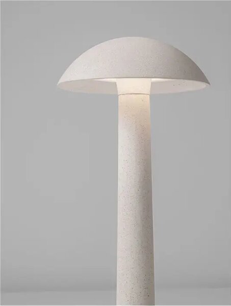 ZUNANJA STOJEČA SVETILKA TURA LED 7 W 840 lm IP65 3000K BELA/CEMENTNA NL9540269