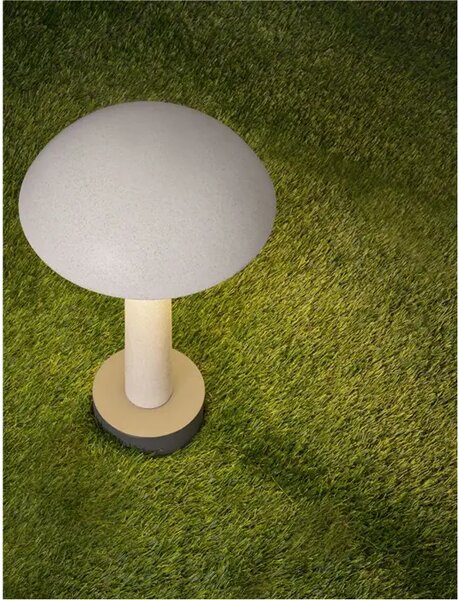 ZUNANJA STOJEČA SVETILKA TURA LED 7 W 840 lm IP65 3000K BELA/CEMENTNA NL9540268