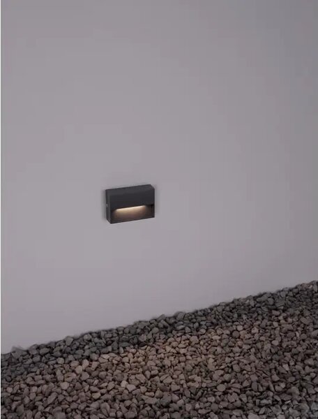 STENSKA SVETILKA LED 1,5 W 34 lm 3000 K IP54 ANTRACIT NL9492690