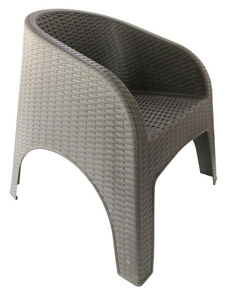 Vrtni stol Toscana (Temnorjava, Do x Š x V: 62 x 60 x 80 cm)