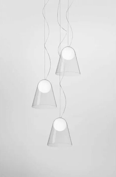 FOSCARINI VISEČA SVETILKA SATELLIGHT MY LIGHT BELA/PROZORNA FN285007ML_15