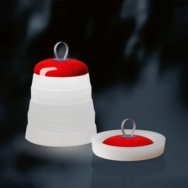 FOSCARINI CRI-CRI POLNILNA VISEČA/VTIČ ZUNANJA SVETILKA RDEČA FN286001_63