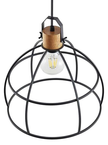 LindbyLindby - Flintos Pendant Black/Wood Lindby