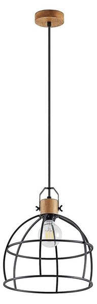 LindbyLindby - Flintos Pendant Black/Wood Lindby