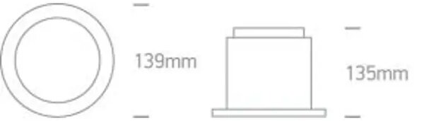 VGRADNA LED SVETILKA 15W/24V IP40 ALUMINIJASTA DM10115E/AL/W#