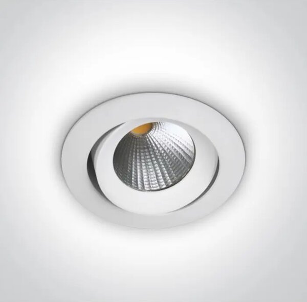VGRADNA LED SVETILKA/7W/3000K/420lm/24°/240V BELA DM11107A/W/W#