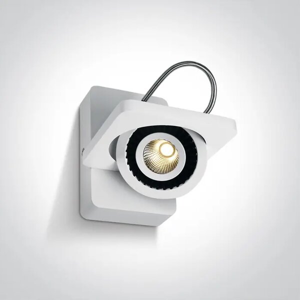 STENSKA SVETILKA LED/7W/3000K/594Lm/230V BELA DM65107/W/W#