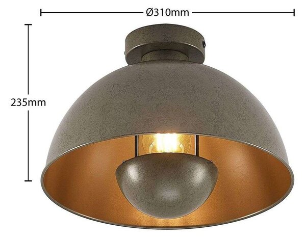 LindbyLindby - Lya Ceiling Lamp Ø31 Dark Grey Lindby