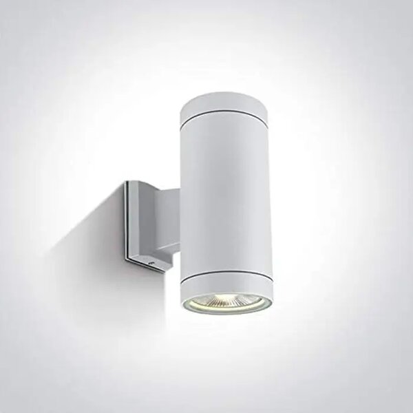 STENSKA SVETILKA 2×E27/75W/PAR30/230V IP54 BELA DM67132/W#
