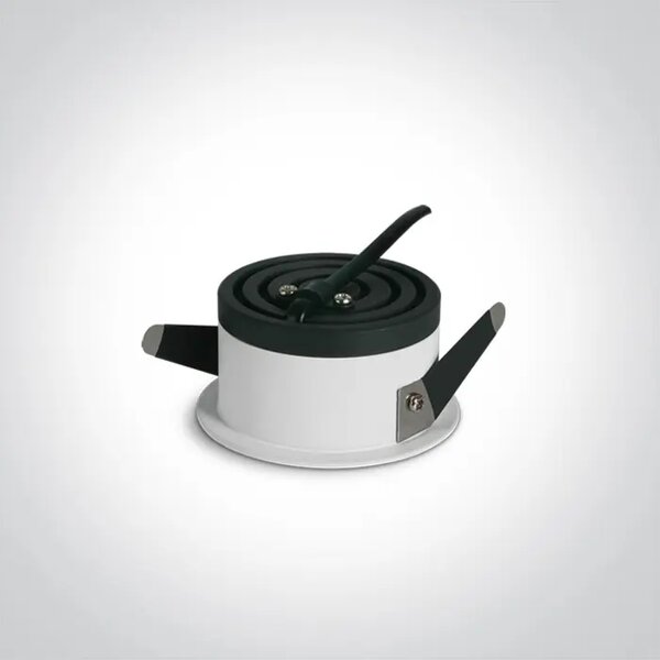 VGRADNA SVETILKA 6,5 W CCT 700 mA TEMNO SVETLO SATJE BELA DM10106DH/W/V