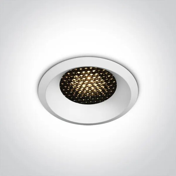 VGRADNA SVETILKA 6,5 W CCT 700 mA TEMNO SVETLO SATJE BELA DM10106DH/W/V